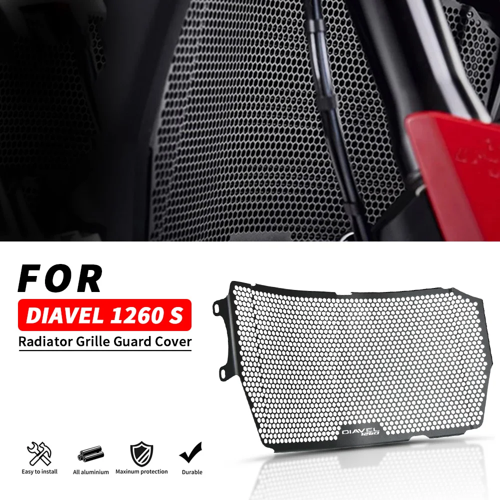 

Diavel 1260 S 2019 2020 Motorcycle CNC Radiator Grille Grill Cover Guard Protector FOR Ducati Diavel 1260 Lamborghini 2021
