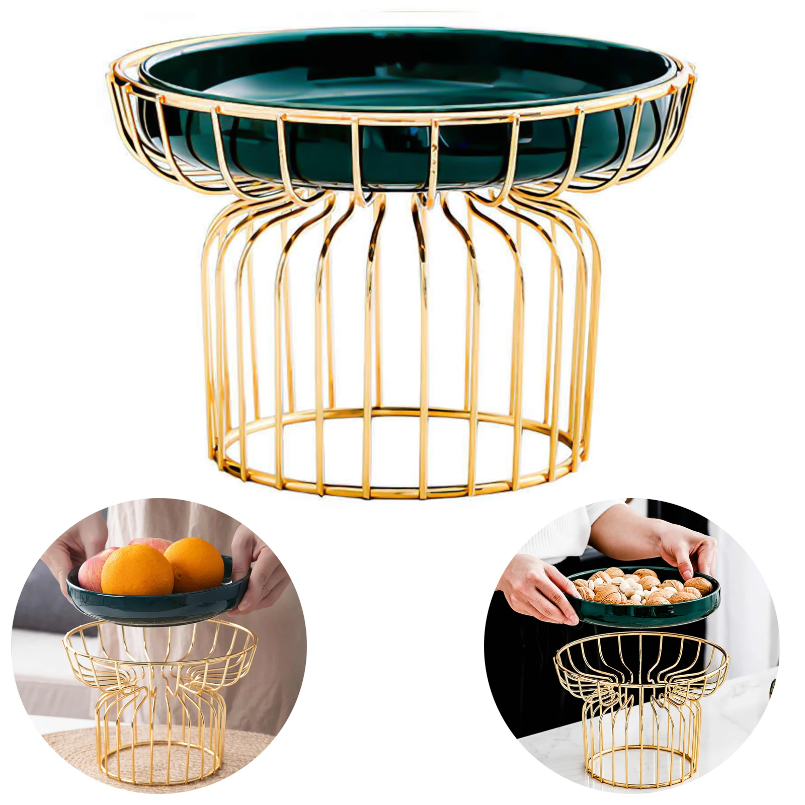 

Тарелка для фруктов с золотым железом, поднос для овощей, десертов, тортов, пирожных, для дома, гостиной, свадьбы, тип 1