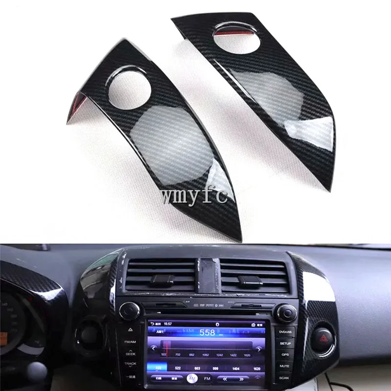 

Car Dashboard Central Control Emergency Light Lamp Switch Panel Cover Trim Styling For Toyota RAV4 2009-2013 Interior Auto Parts