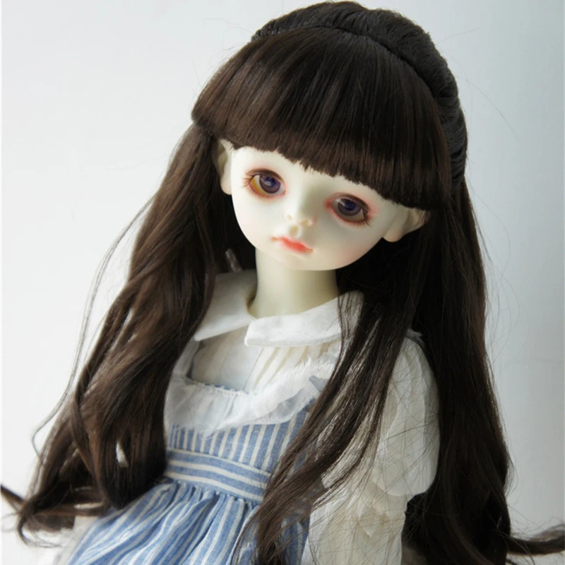 

BJD SD DIY Goddess Ancient Style Imitation Mohair Long Curly Hair Gift Girl Doll Accessories Wholesale (JD096)