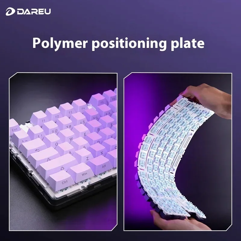 Механическая клавиатура Dareu EK87 Pro трехрежимная беспроводная горячая замена RGB