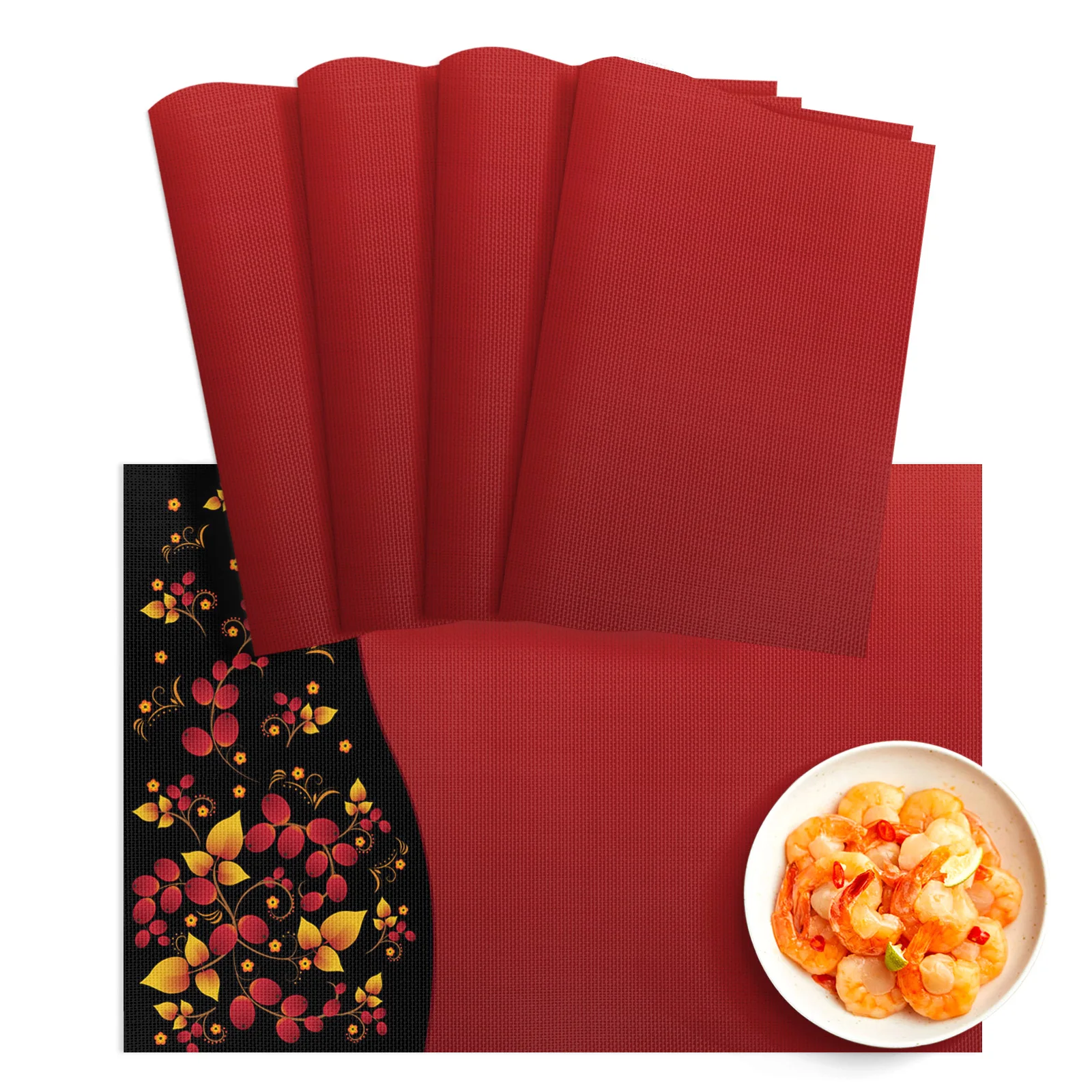 

4/6 шт., коврик для стола из ПВХ