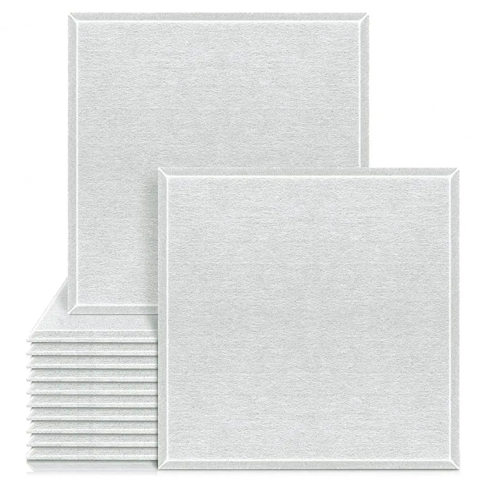 

10Pcs/Bag Attractive Reliable More Thicken Sound Absorbing Panel Acoustical Panel Felt Soundproof