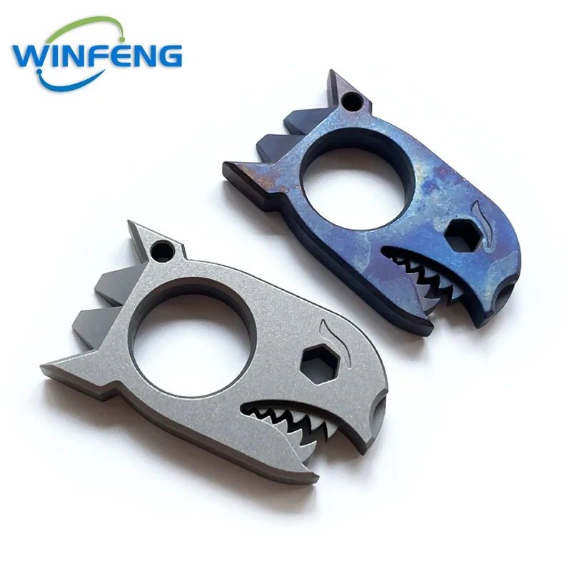 

Multipurpose Titanium Self Defense Stinger Bottle Opener EDC Tools Keychain Emergency Glass Breaker Outdoor Camping Survival Kit