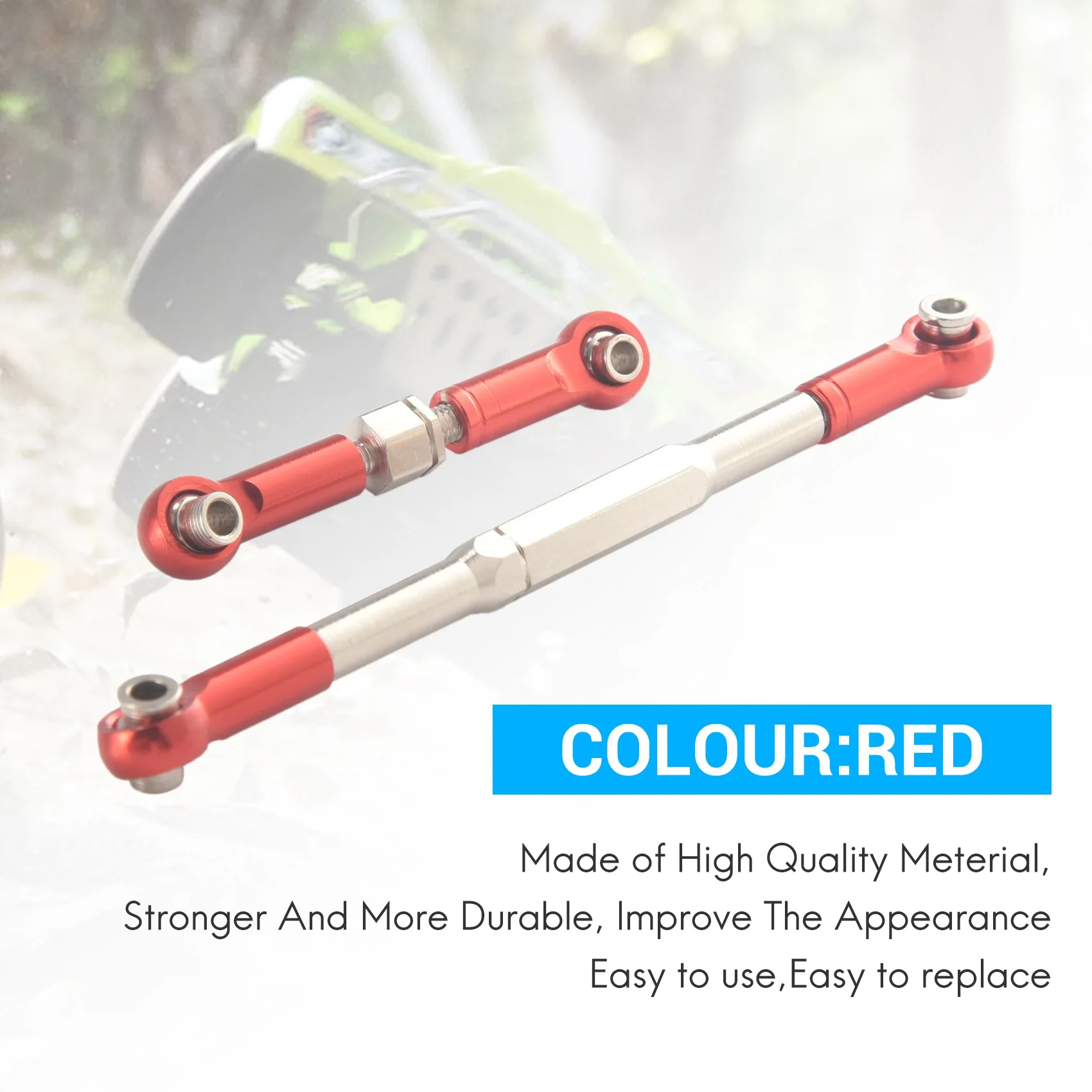 Металлическая Рулевая тяга Тяговая разрядная для WPL C14 C24 модель 1/16 обновленные