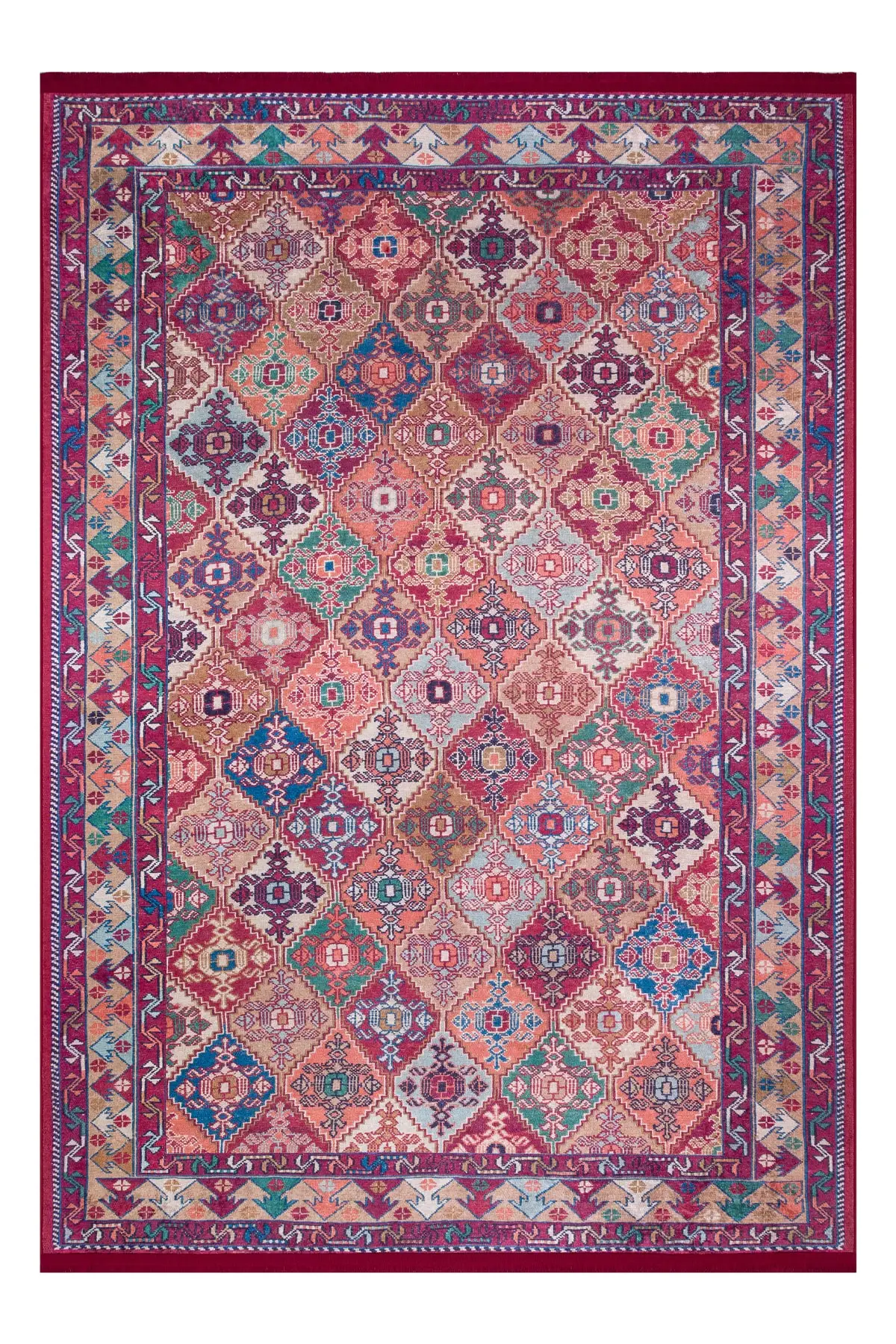 

Хлопковый нескользящий коврик, высококачественный богемный ковер ручной работы из хлопка, древние многоцветные тканые коврики на хлопково...