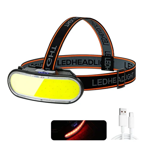 KDULIT COB налобный фонарь T286-A 1300LM  USB