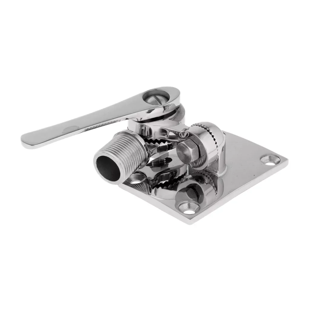 

Marine Stainless Steel Adjustable VHF Antenna Base For Boats
