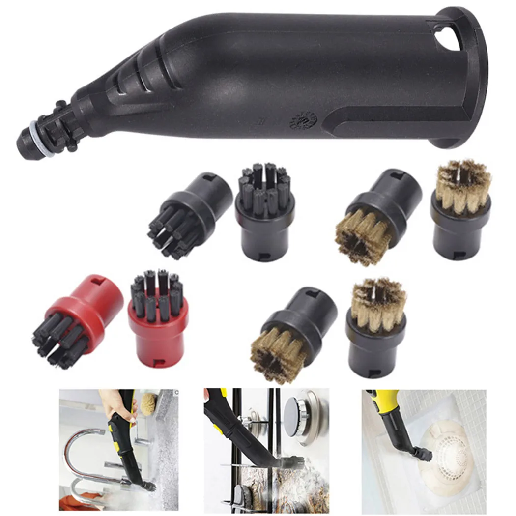 

9pcs For KARCHER SC1 SC2 SC3 SC4 SC5 Steam Cleaner Turbo Jet Nozzle+Brush Nozzles Vacuum Nozzles For Home Cleaning