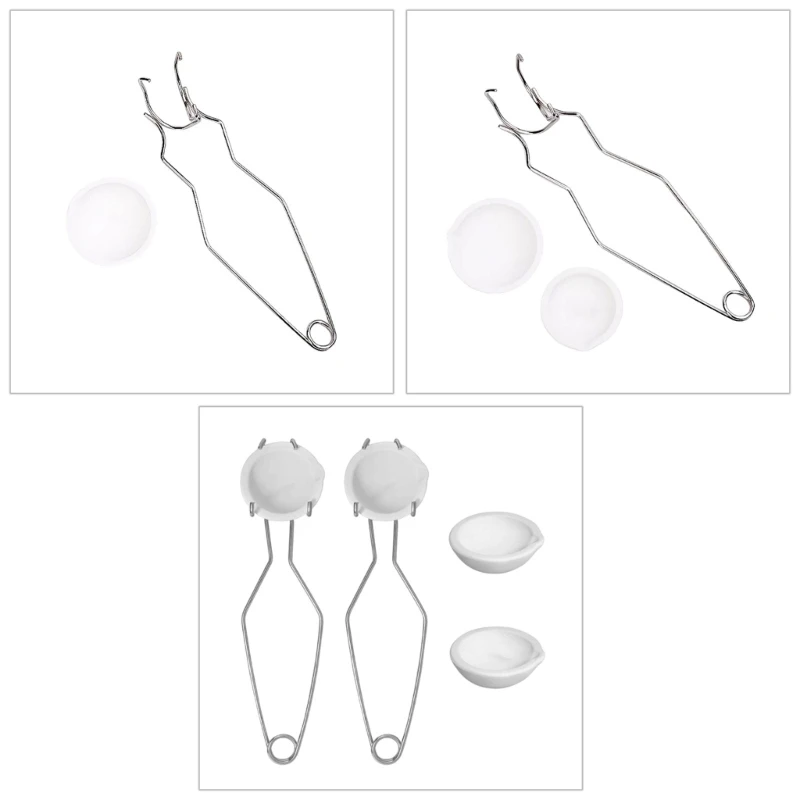 Набор тиглей для плавления кварца щипцы кнута принадлежности литья металла