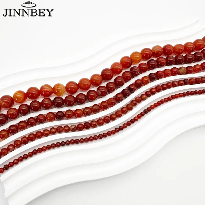 4/6/8/10/12 мм красные драпированные агатовые круглые бусины для браслета сделай сам