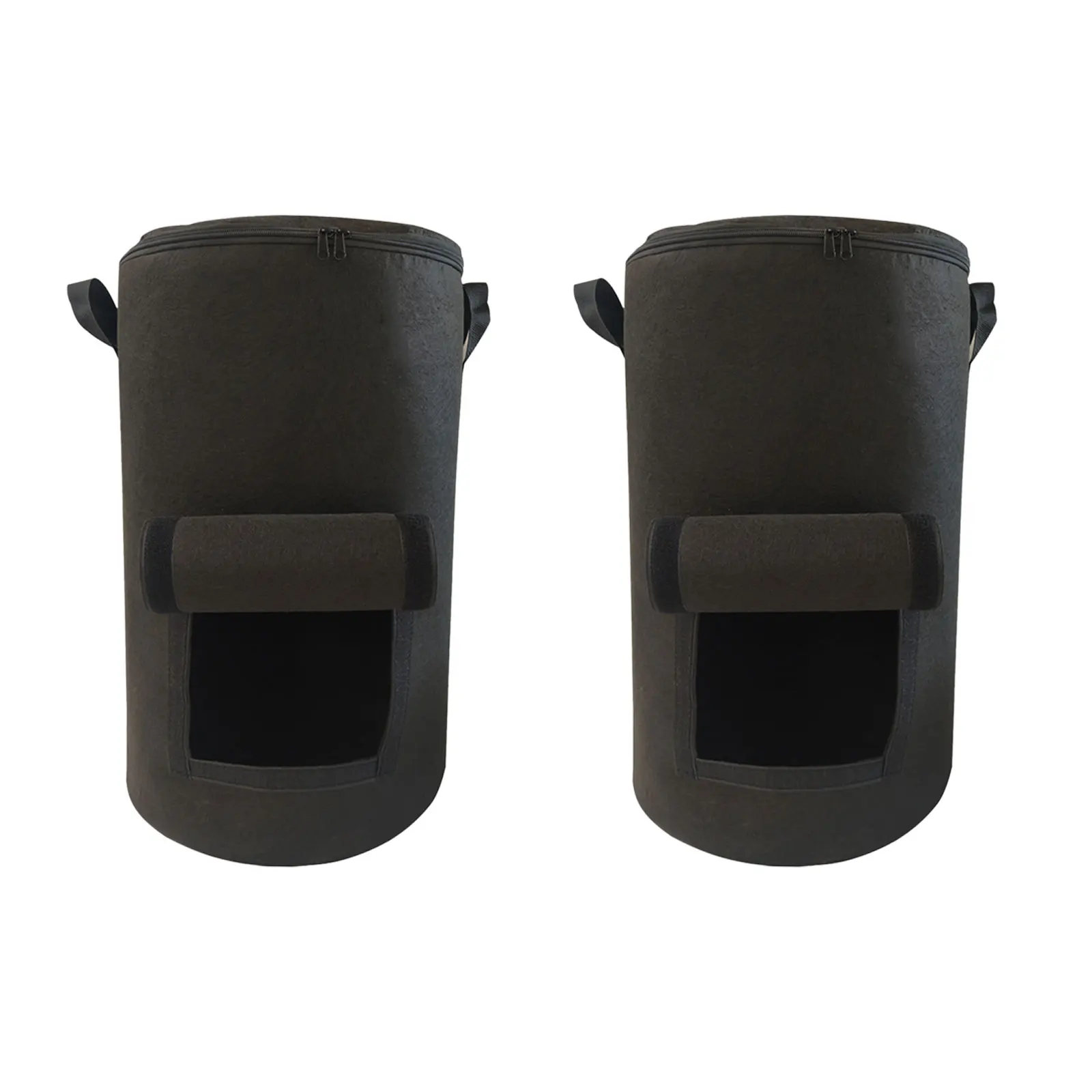 

Нетканые мешки для выращивания объемом 15/33 галлонов, утолщенные горшки из аэрационной ткани с ручкой, воздухопроницаемые сумки, Садовые при...