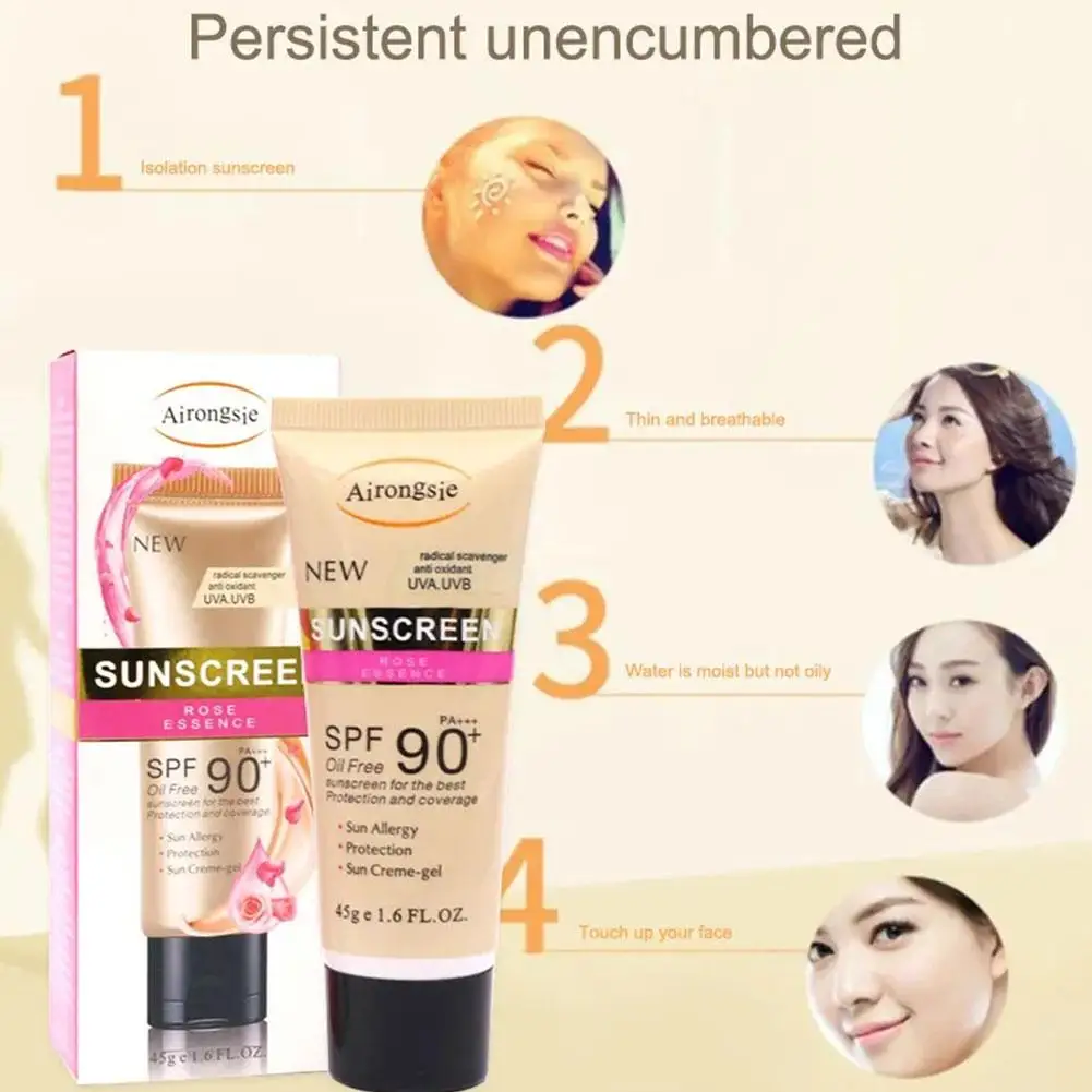 Солнцезащитный крем SPF 90 + освежающий увлажняющий солнцезащитный лосьон без