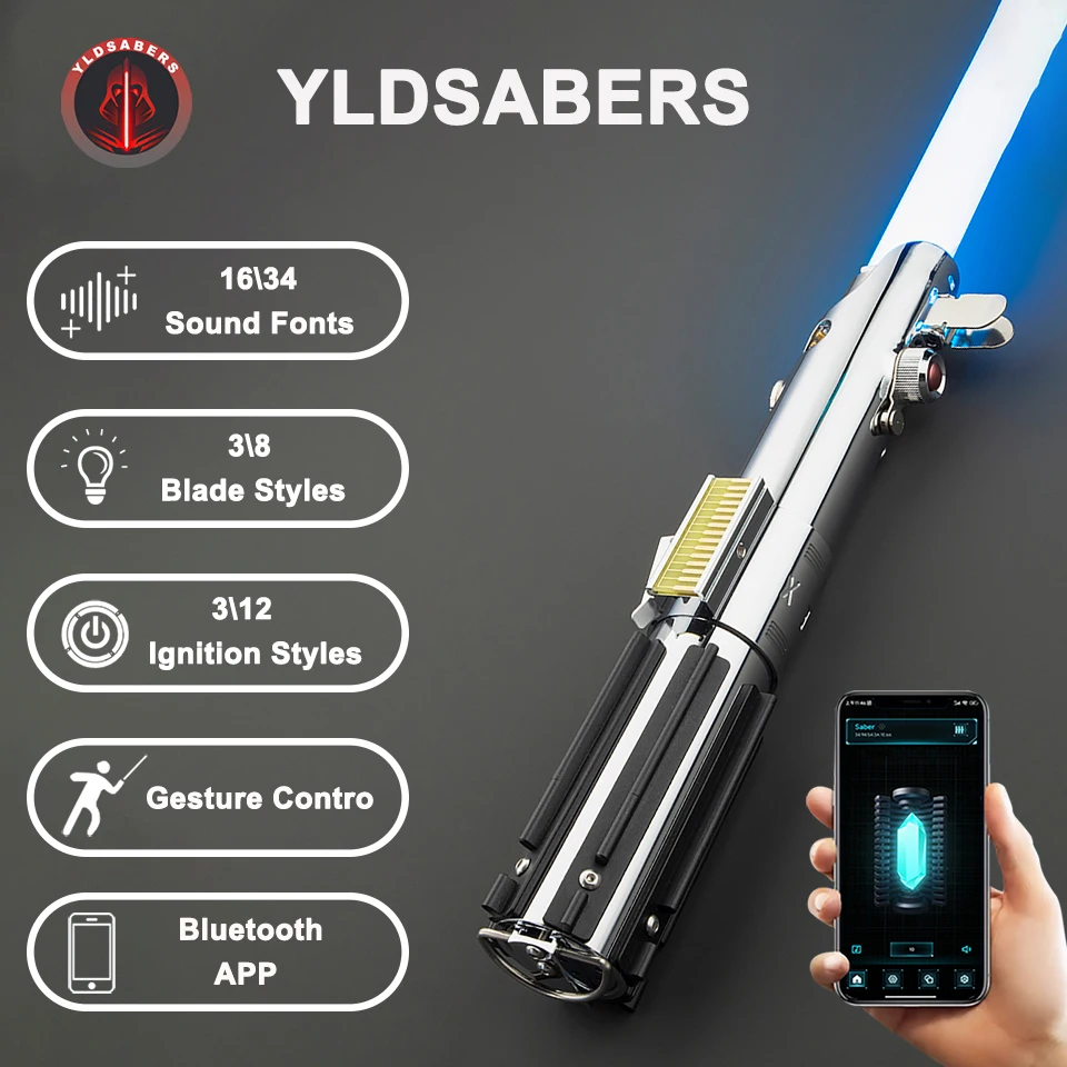 Световой меч Xenopixel Graflex светильник металлическая ручка джедая пиксельный