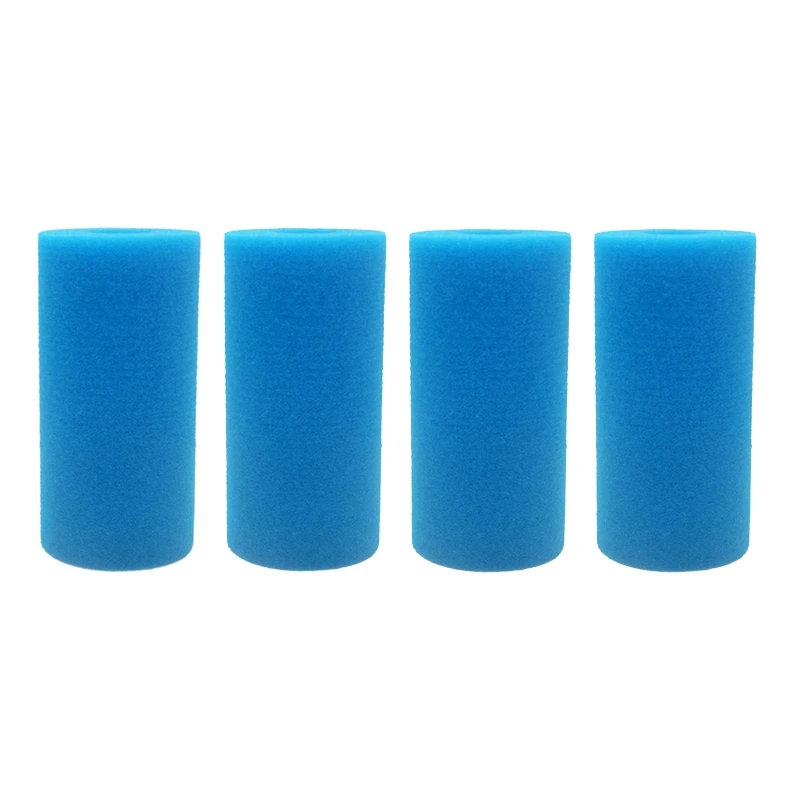 

4 шт., губка для фильтра, модель A, многоразовая моющаяся губка для фильтра, губчатый фильтр-картридж для Intex A