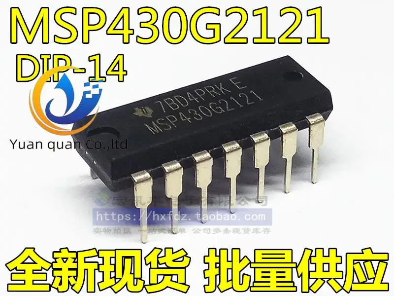 

10pcs original new MSP430G2121 MSP430G2121IN14 DIP-14
