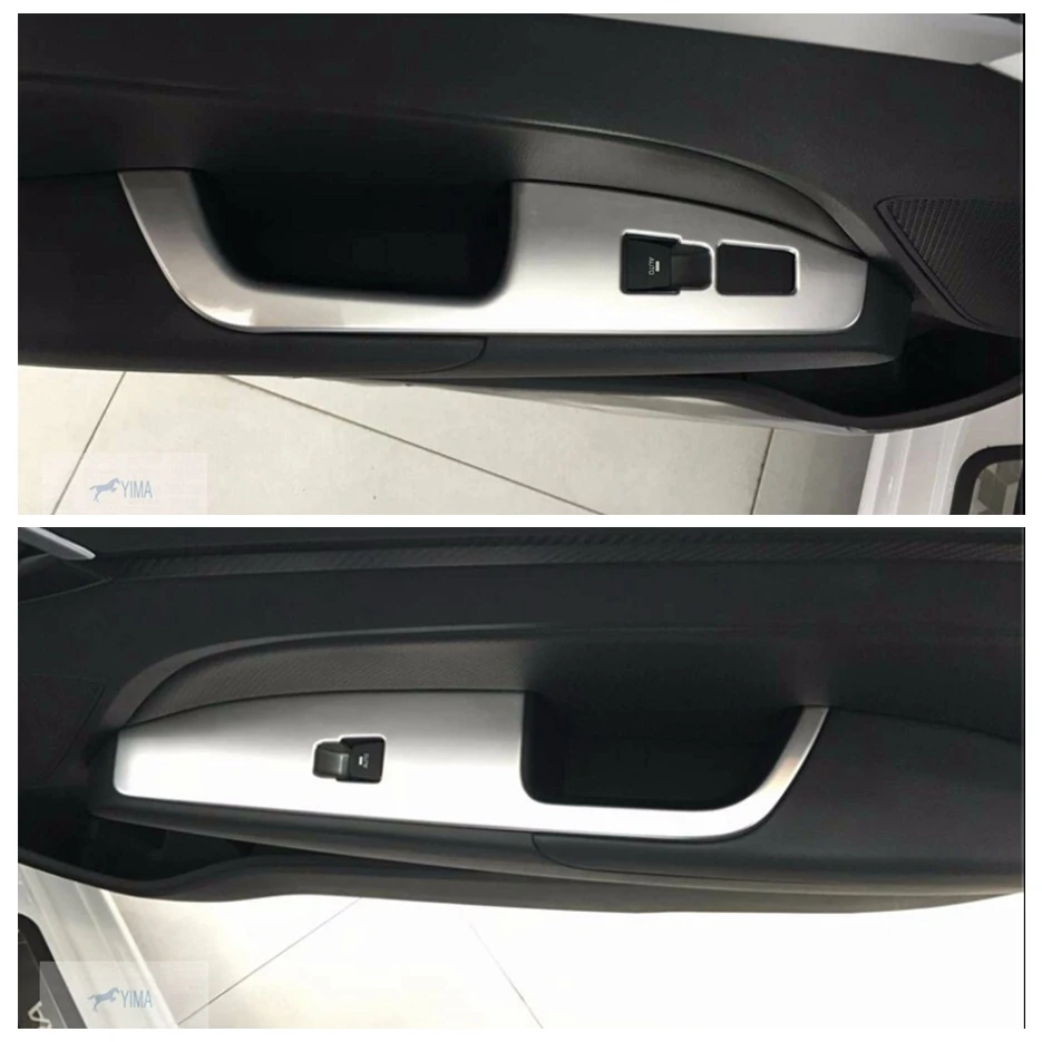 Внутренний дверной подлокотник кнопка переключения подъема окна декоративная