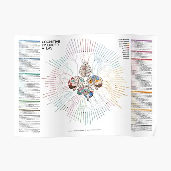 Атлас познавательного расстройства объясненный плакатом художественная