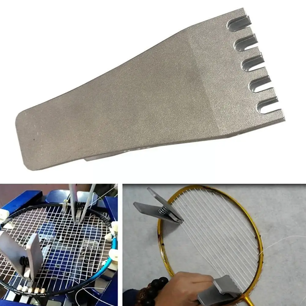 Badminton Racket Stringing Clip Wire Drawing Machine Stringing Accessories Tool Racket Tennis Tools Clamp Flying Machine P0U3