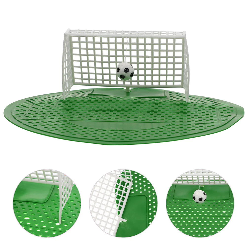 

3 Pcs Urinal Filter Toilet Scent Freshener Men Screens Soccer Balls Deodorant Mats Pads Silica Gel Anti-splash Man
