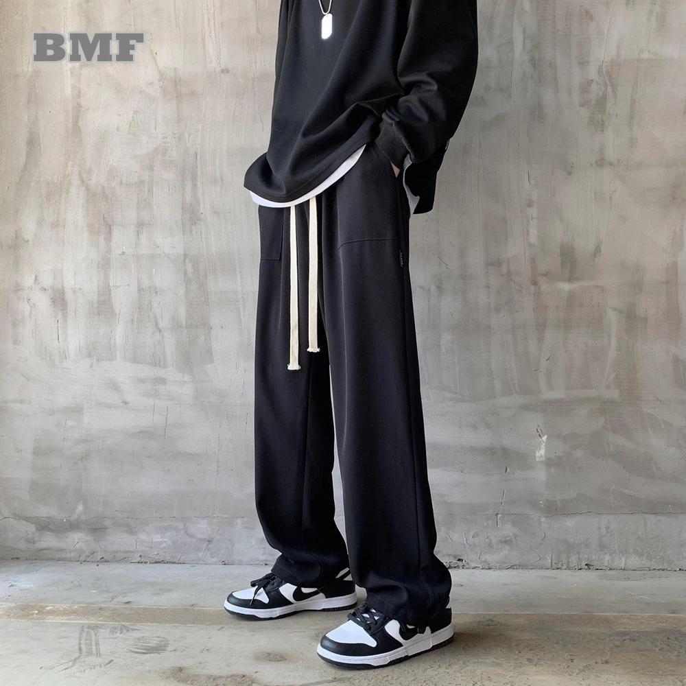 

Korean Style Hip Hop Loose Straight Sweatpants Kpop Couple Sport Casual Pants Unisex Funko Pop Oversized Running Jogging Pants