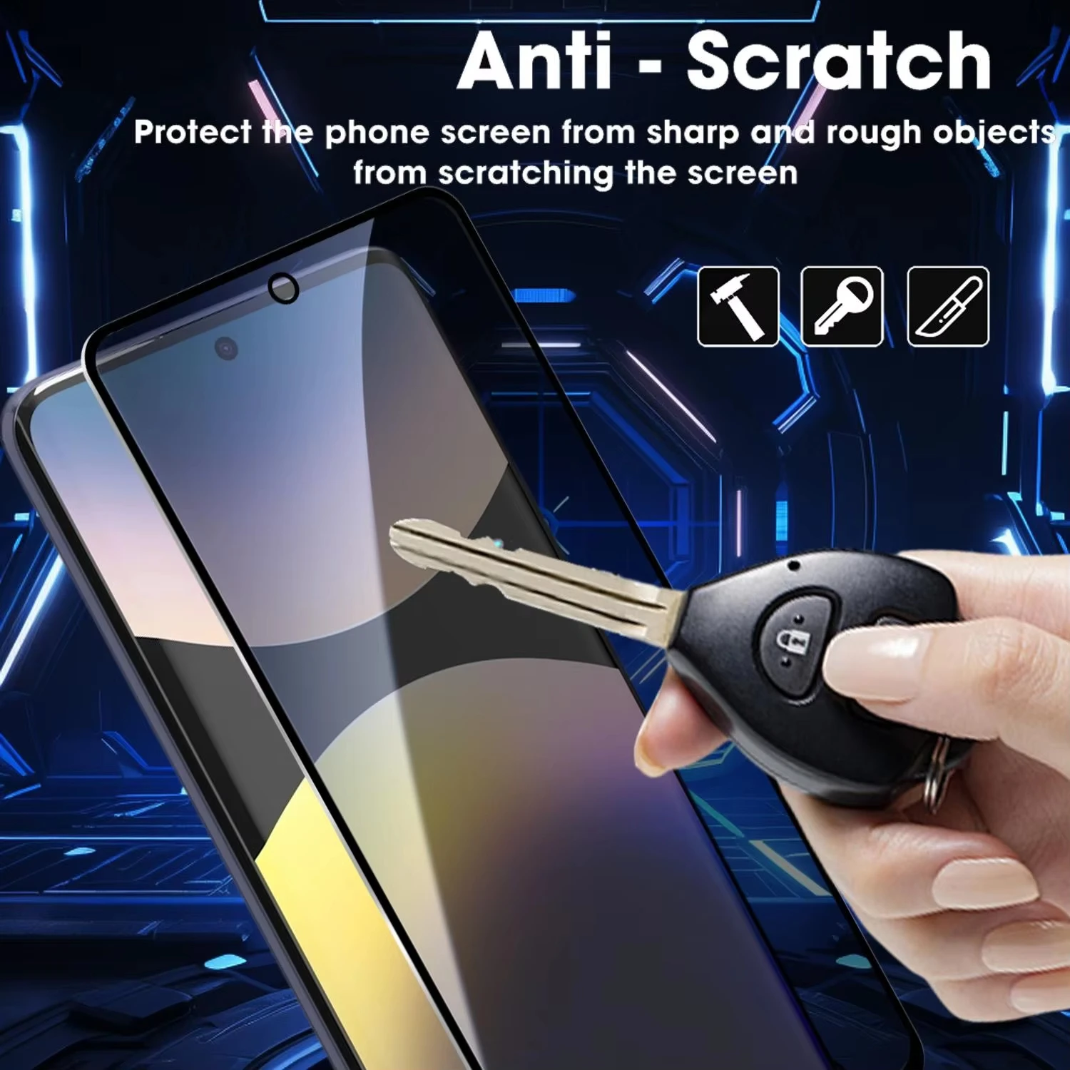 Фото Защитное стекло для Samsung S24 S25 Ultra S26 Edge S23 S22 S21 Plus с защитой от подглядывания, без пыли, легко устанавливается №4