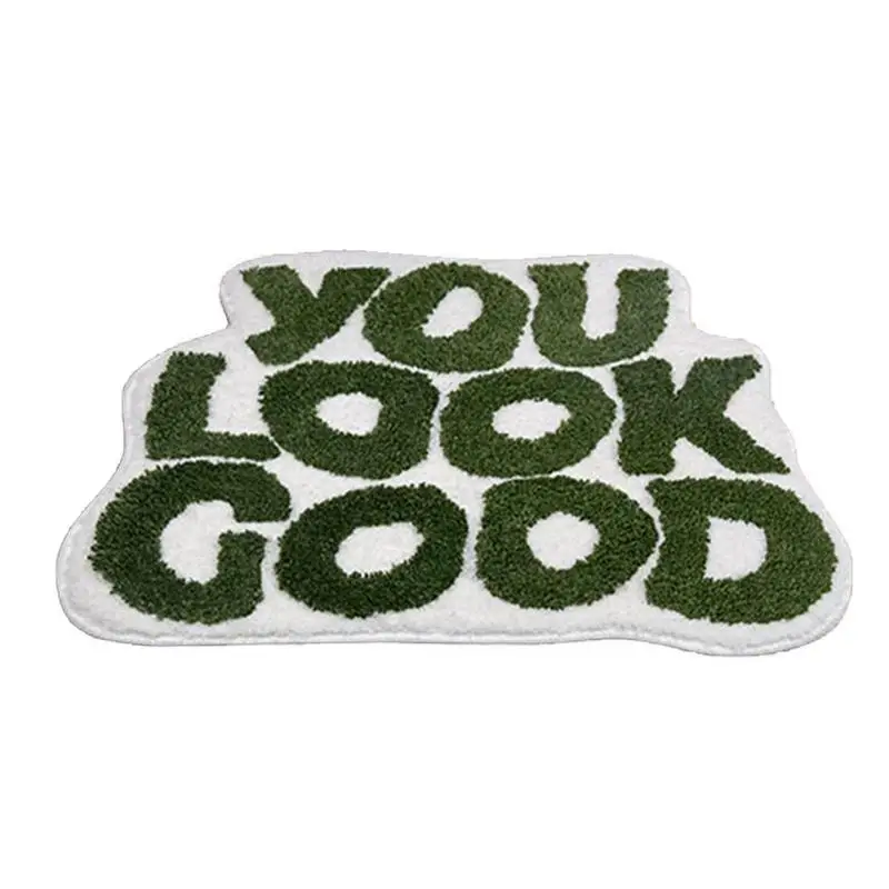 

Моющиеся коврики для ванной комнаты, Рабочая поверхность с противоскользящим дном, отличный коврик для передней двери, душа