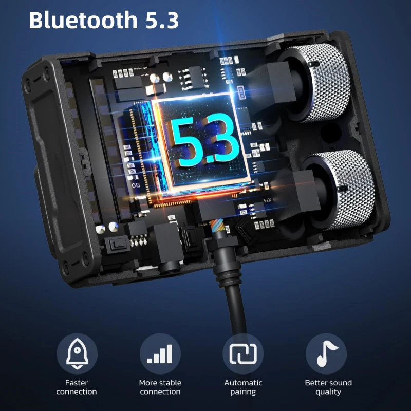 Беспроводной FM-передатчик BT5.3 высокие басы звуковые эффекты qc3.0 + pd20w быстрая