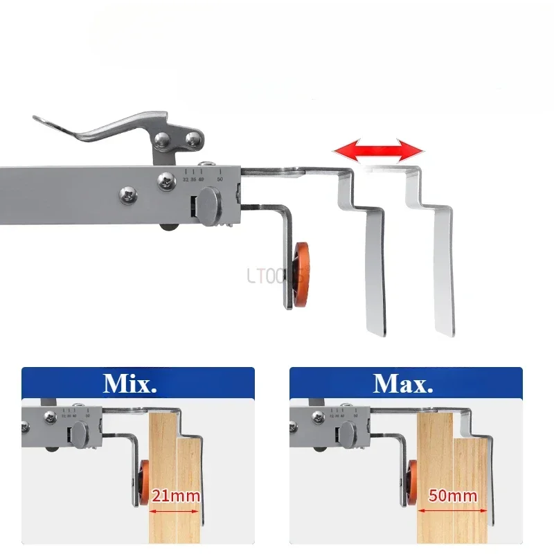 Быстрое нажатие зажим для выдвижного ящика деревообрабатывающий Регулируемый