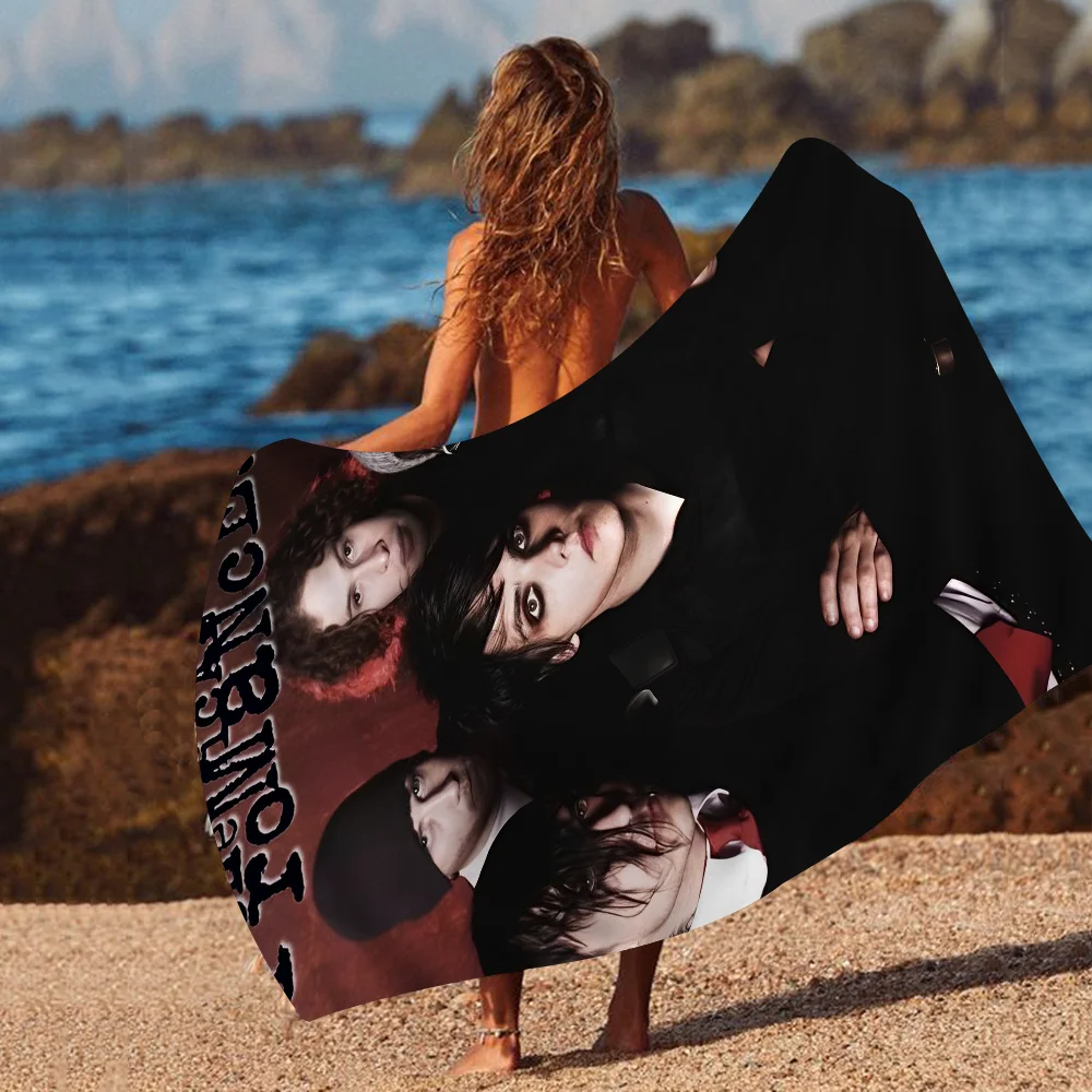 Большое Пляжное Полотенце Из Микрофибры Быстросохнущее Банное My C-Chemical Roman-ce С