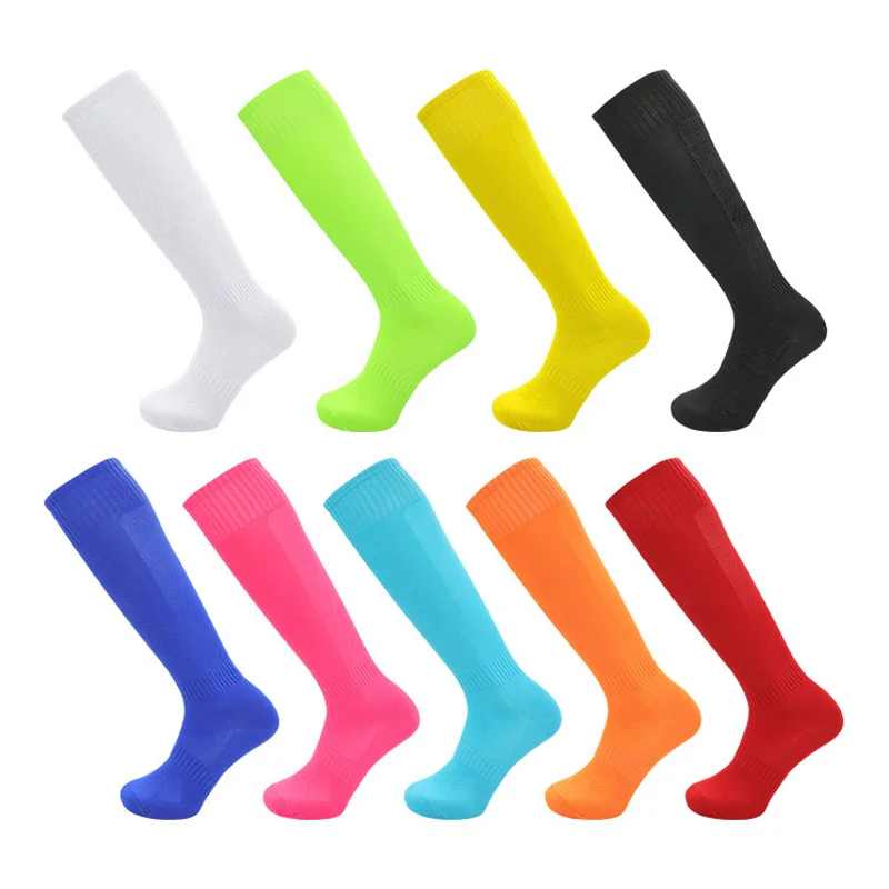 Футбольные аксессуары черные белые футбольные носки для мужчин подростков детей