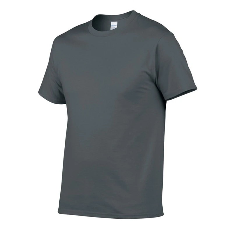 

A83 T-shirt Mannen Effen Kleur T-shirt Eenvoudige Stijl Mannelijke Casual Tshirt Korte Mouw O Hals Plus Size