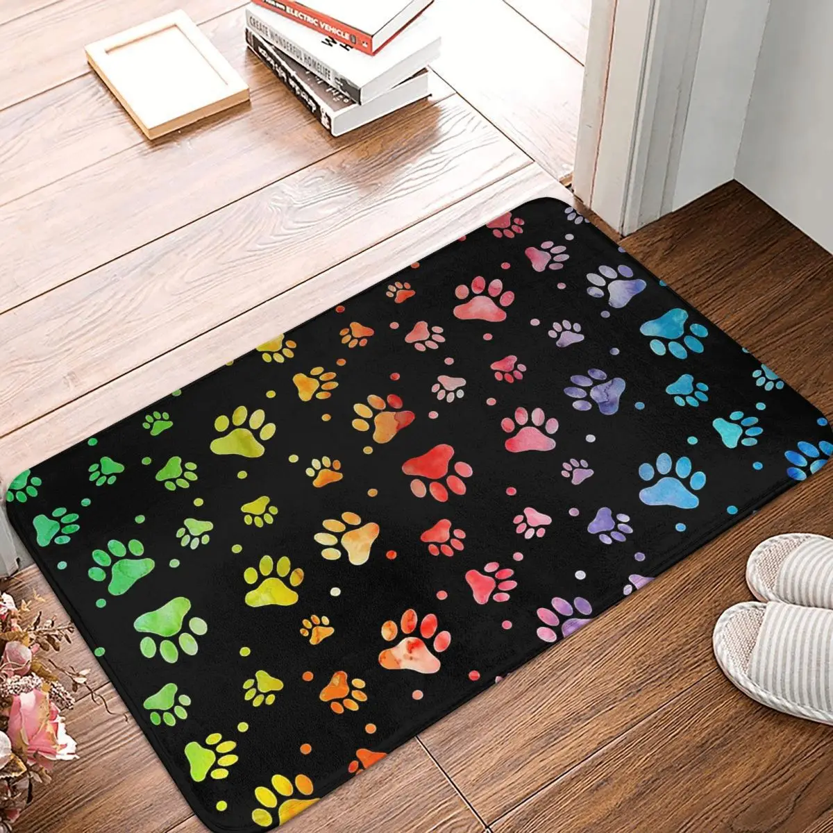 

Animal Cute Forest Ocean Anti-Slip Doormat Kitchen Mat Paw Watercolor Colorful Balcony Carpet Entrance Door Rug Bedroom Decor