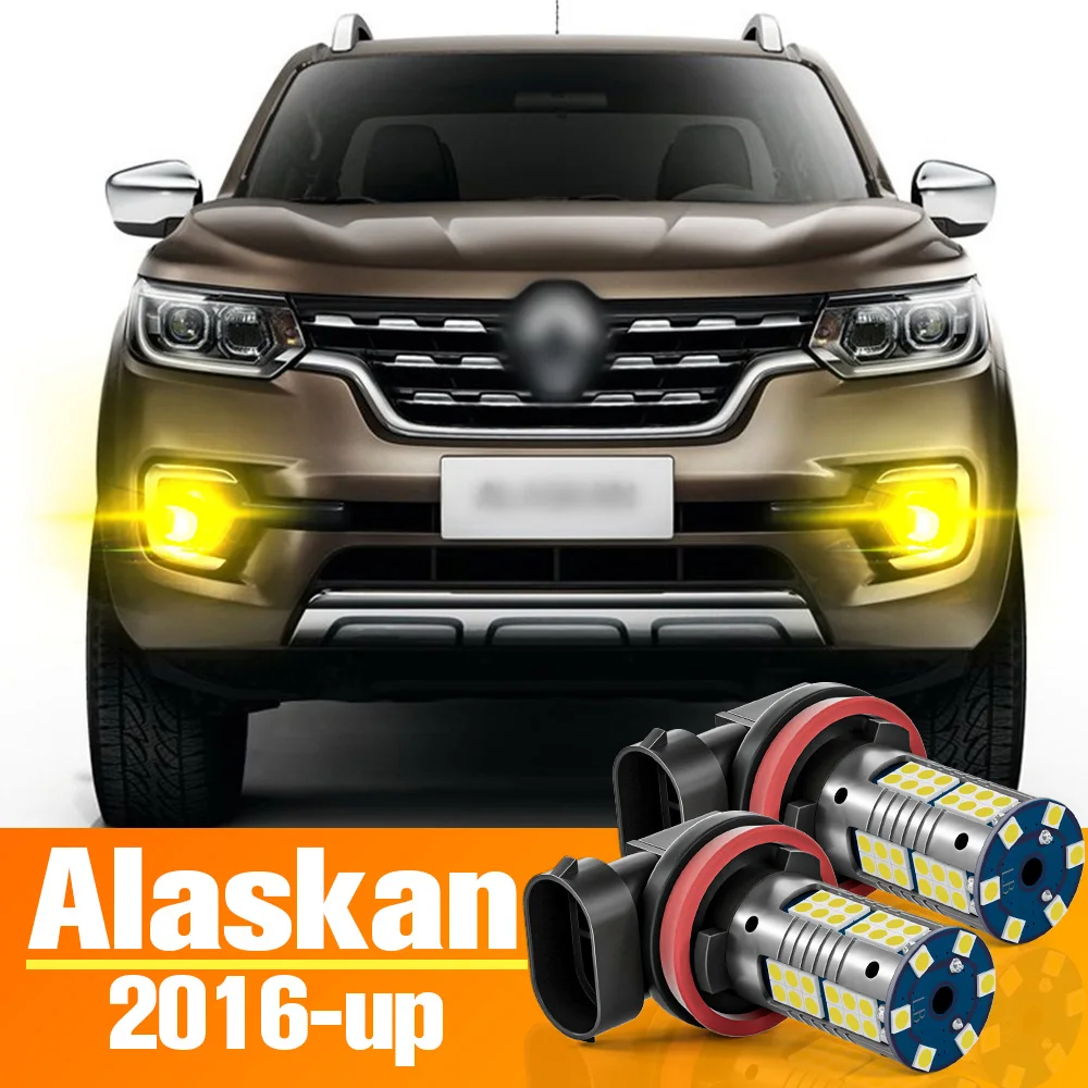 

2pcs LED Front Fog Light Bulb Accessories For Renault Alaskan 2016 2017 2018 2019 2020