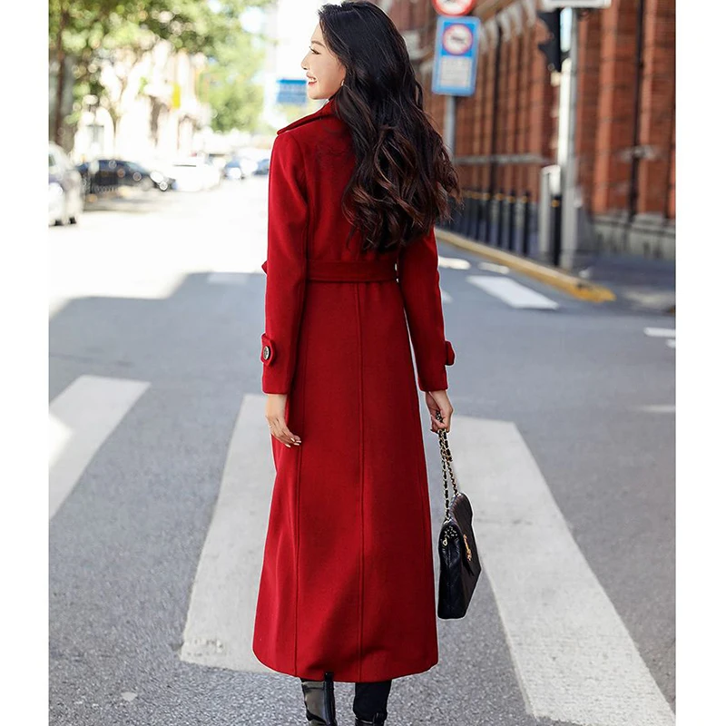 Женская шерстяная ветровка новинка 2024 года осенне-зимняя модная элегантная