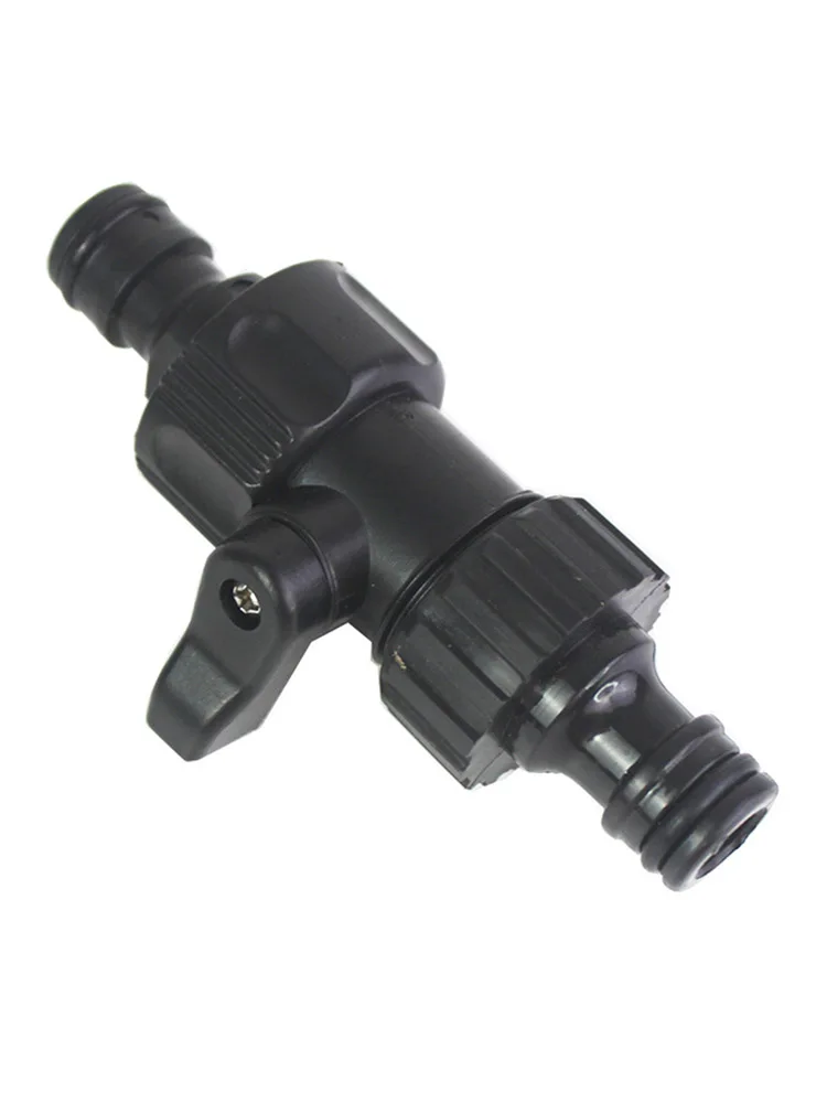 

Industrial Irrigation And Car Washing Lawns Plants Villas Hose Connector Two-way With Switch Valve 16mm 2pcs ABS