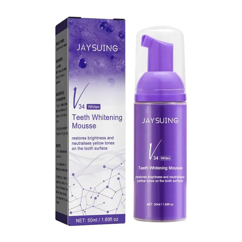 

Whitening Foam Toothpaste Ultra-fine Teeth Whitening Toothpaste 50ml Foam Whitening Toothpaste Mousse Foam Deeply Cleaning Gums