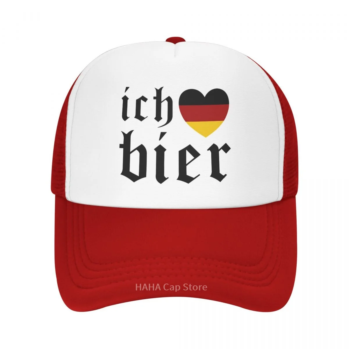 

Шляпа с немецким флагом I Love Beer, бейсболка, сетчатая кепка, шляпа из полиэстера в стиле ретро, унисекс, дорожный подарок на день рождения, шляпа в разных стилях