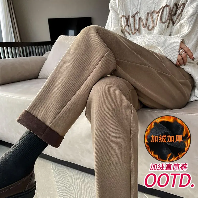 

Casual Suit Pants Winter Clothes 2022 Women's Autumn Winter Korean Streetwear Y2k Woman Fashion Harajuku Urban Vintage Basic