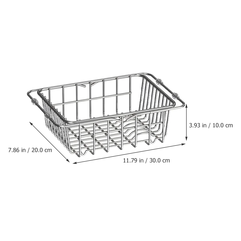 

Dish Drainer Expandable Stainless Steel Dish Drying Rack Kitchen Dish Drainer Rack