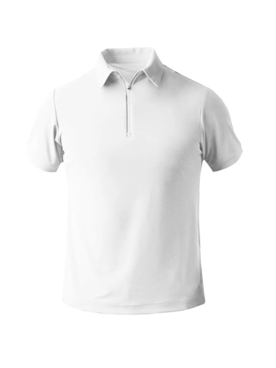 Niaojia Спорт на открытом воздухе Ледяной шелк Quick-Drng Рубашка поло Мужская летняя