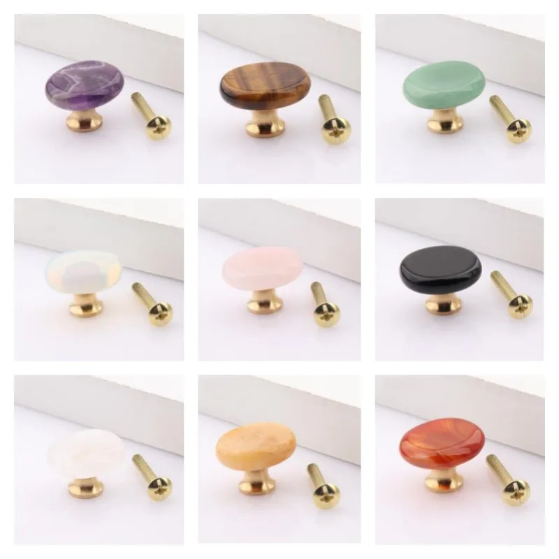 Натуральная Хрустальная руда, ручки с одним отверстием, ручки рейки, маленькие ручки для дверей шкафа, декоративные ручки для ювелирного шкафа