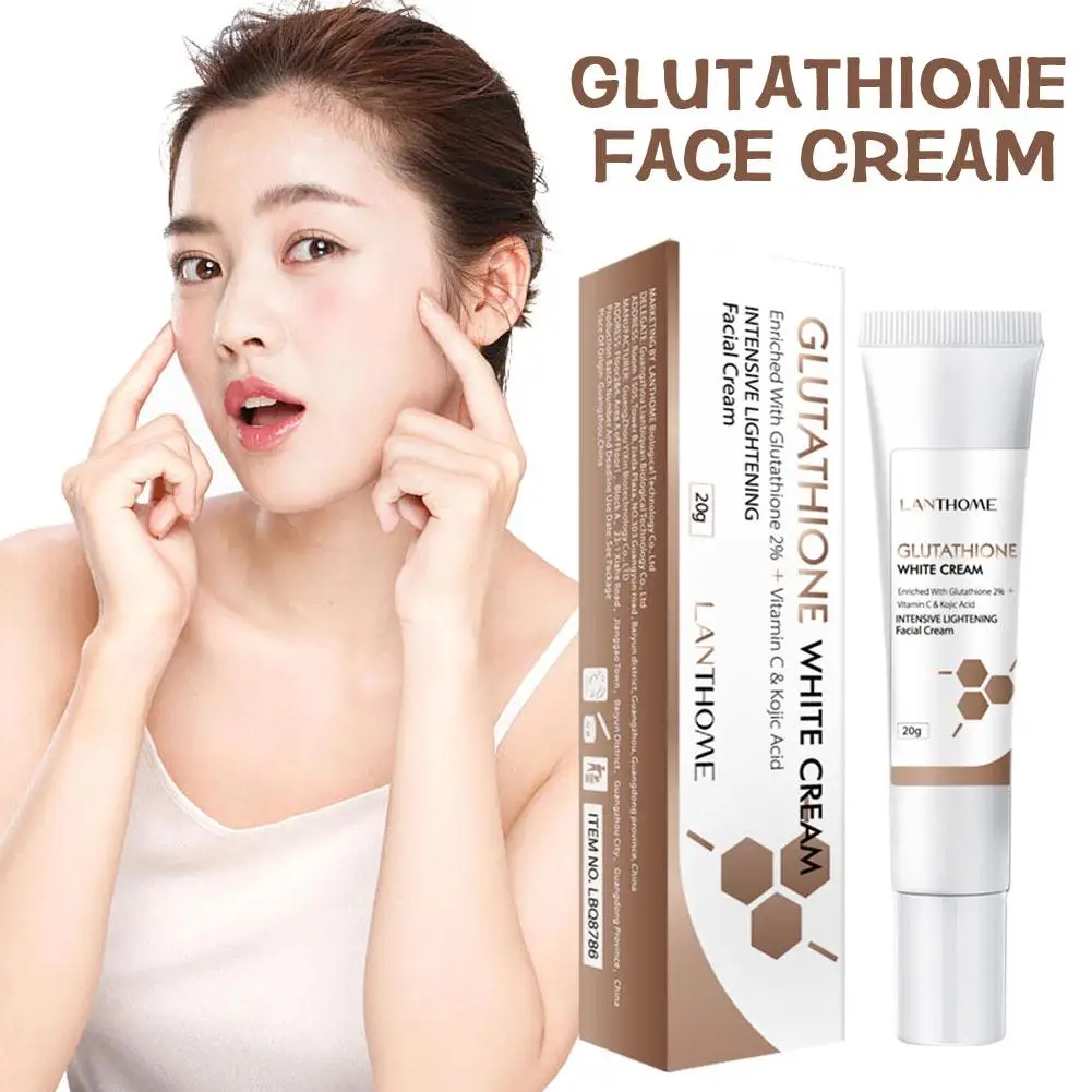 Lanthome Glutathione Отбеливающий и удаляющий пятен крем для лица 20 г I7F9