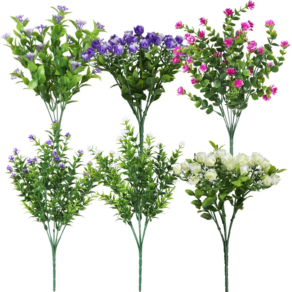 2022 Моделирование искусственных цветов букет украшение для улицы 222 | Дом и сад
