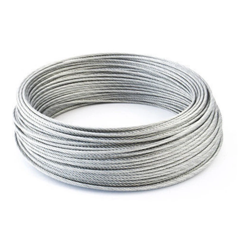 

Promotion! STAINLESS Steel Wire Rope Cable Rigging Extra, Diameter:1.0mm