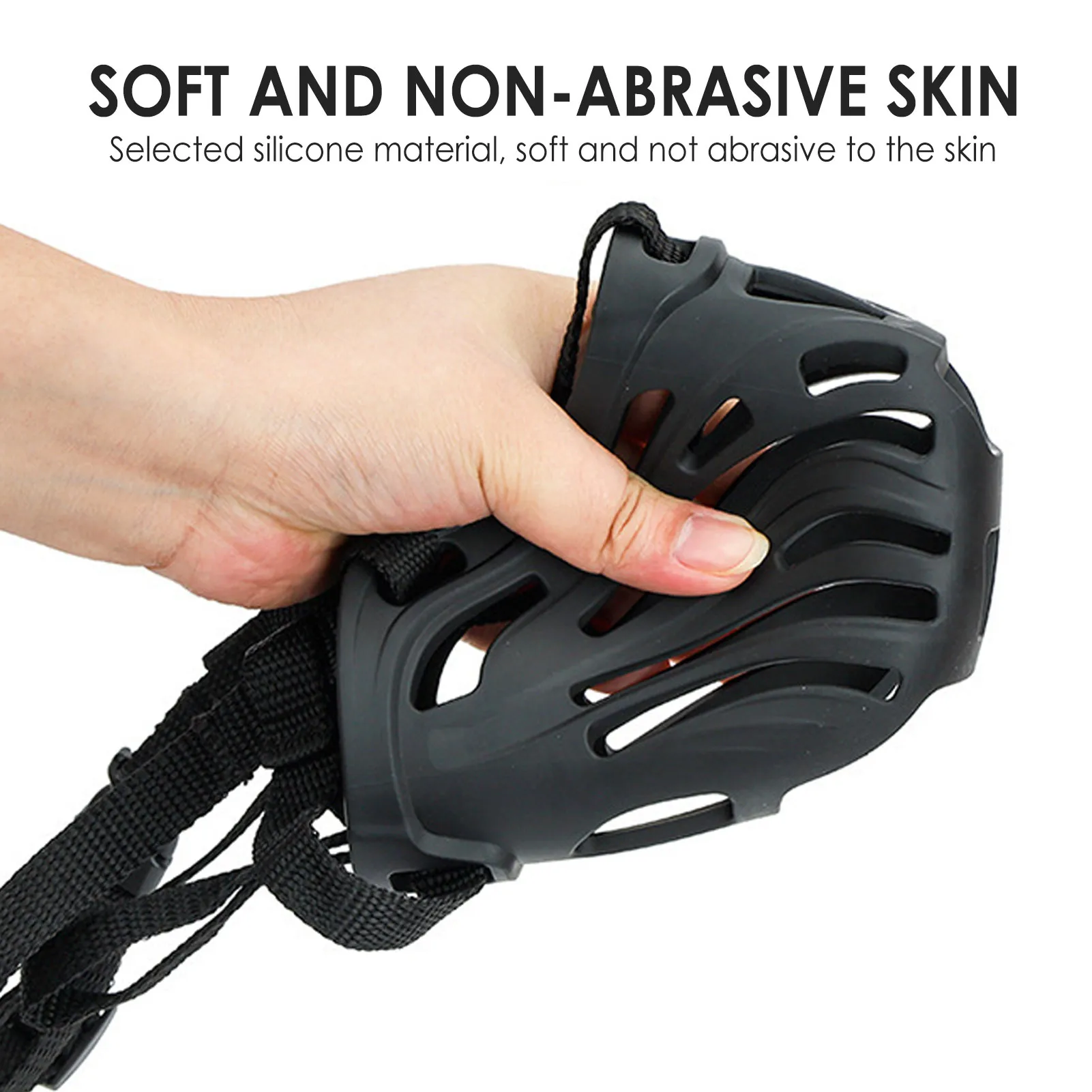 Силиконовый намордник для собак мягкий силиконовый чехол рта собаки