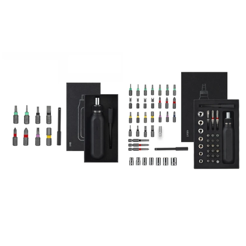 

9/37Piece Screwdriver Set with Extension Rod Ratchet 9 in 1 37 in 1