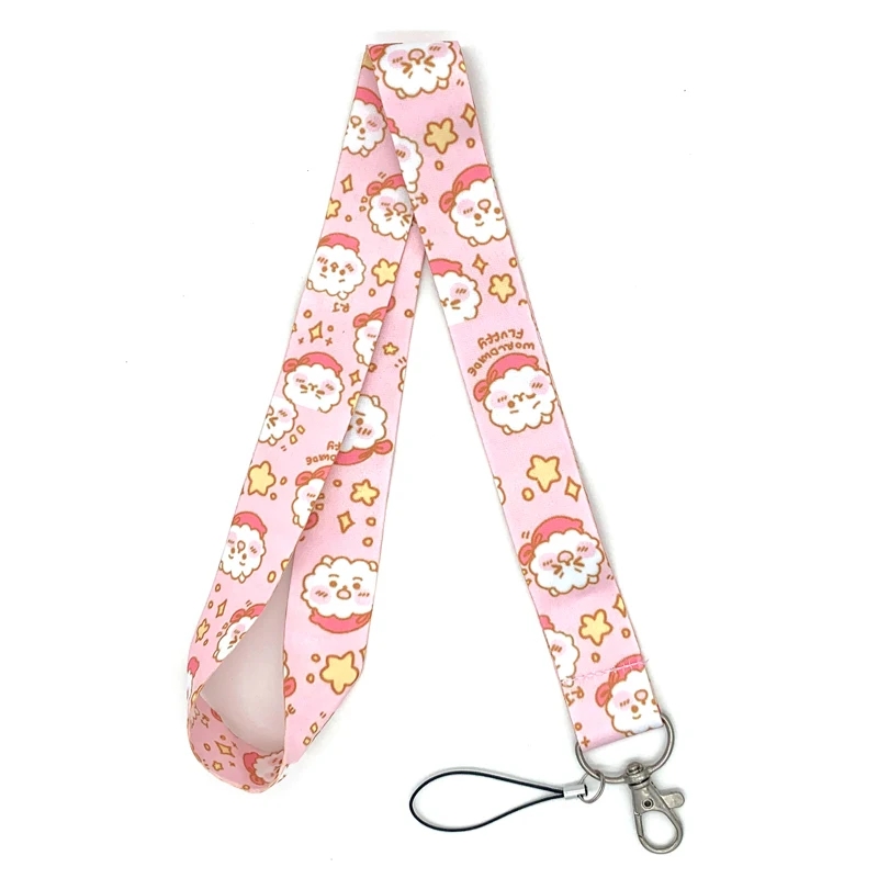 

Anime Cute Cartoon Keychain Mobile Phone Straps Lanyard For Keys Neck Strap ID Badge Holder DIY Hang Rope Webbing Ribbon