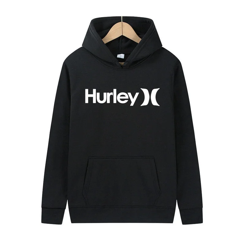 

2023Brand Hurley Fashion Hoodie Men's Sweatshirt Polar Fleece Hooded Harajuku Hip Hop Casual Ladies Hoodie High Quality Pullover