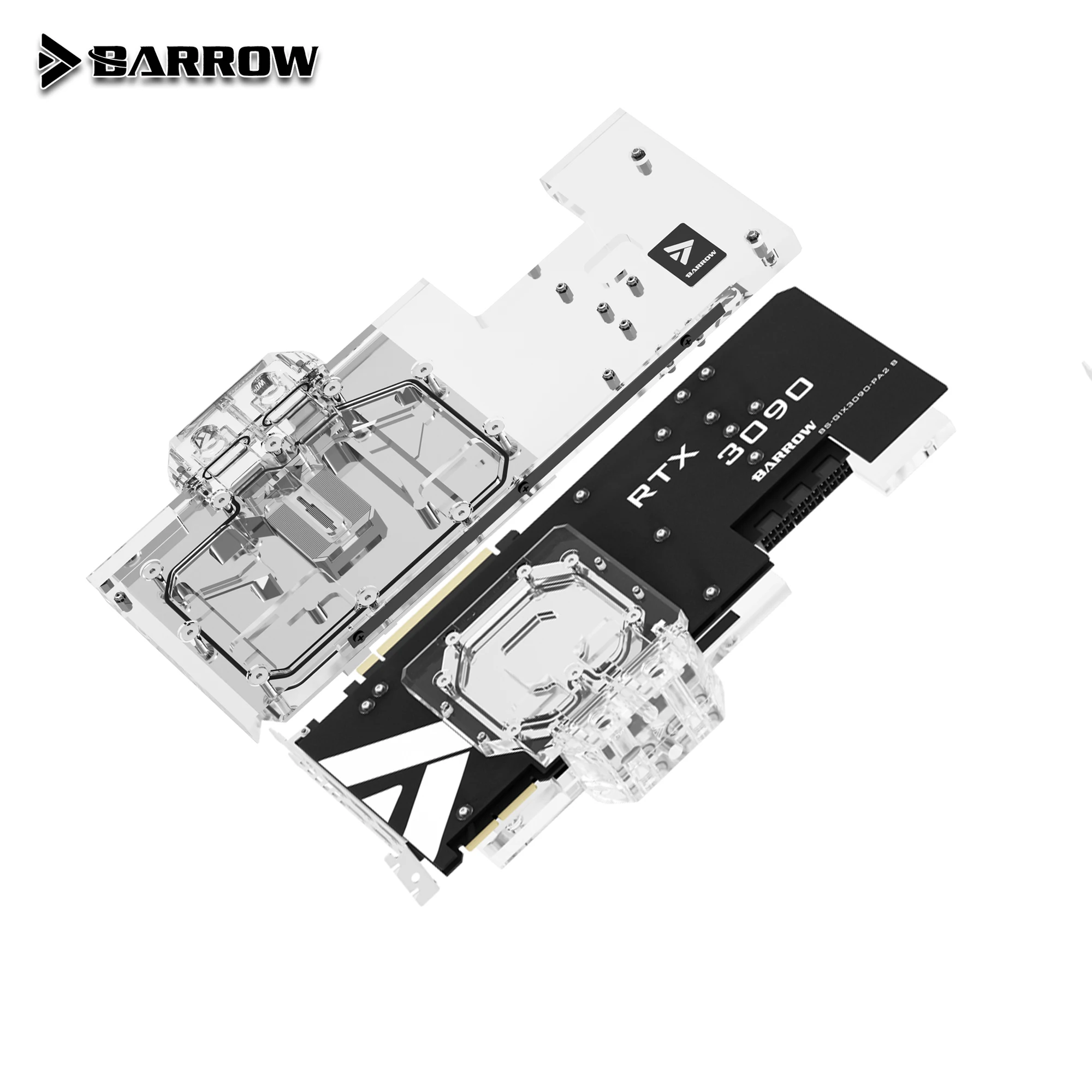 

Barrow GPU Water Block VGA Block Cooler For Gigabyte AORUS RTX 3090 3080 XTREME, Full Cover 5V ARGB 3PIN Motherboard AURA SYNC